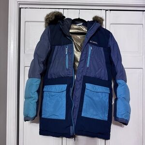 Columbia Navy and Gold Jacket